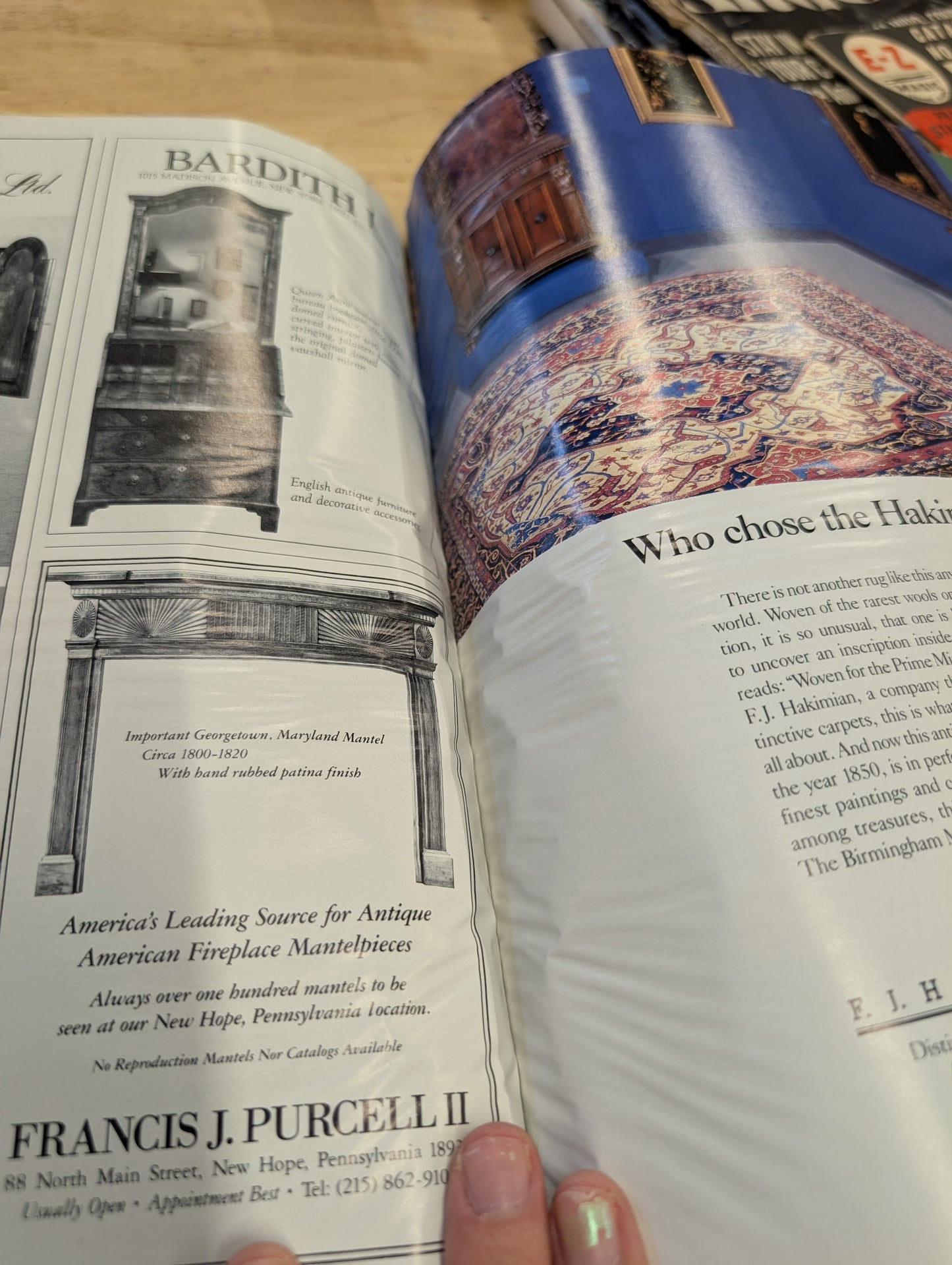 3 vintage architectural digest magazines, August, September, November 1986 lot 8