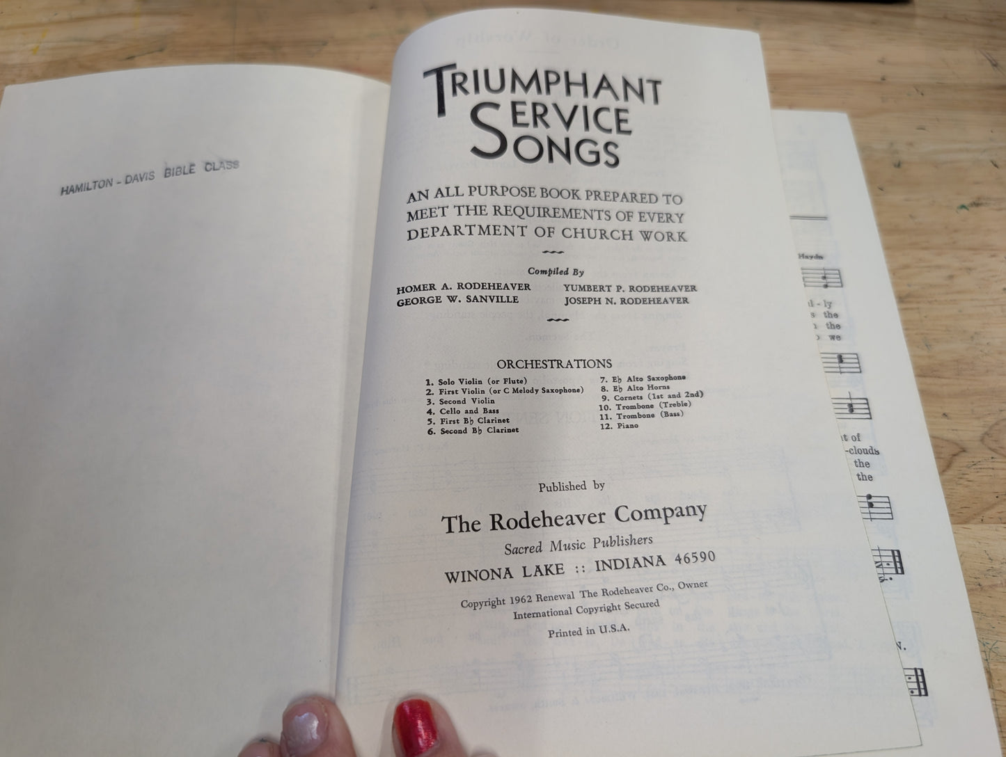 Triumphant service songs vintage Hymnal 1960s prayer Journal, Bible Journal, mixed media, junk Journal ephemera
