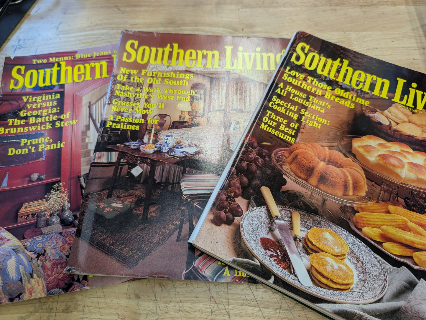 3 vintage Southern living magazines 1987 1989 1991 lot 5