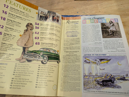 2008-2009 lot of nine reminisce magazines. Great for collage