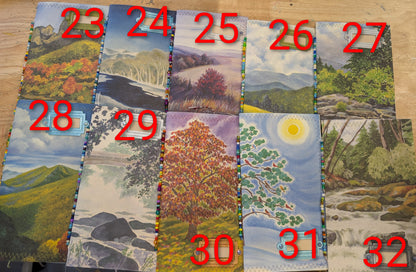 Gorgeous nature print journals. Choose your journal! Great gift!