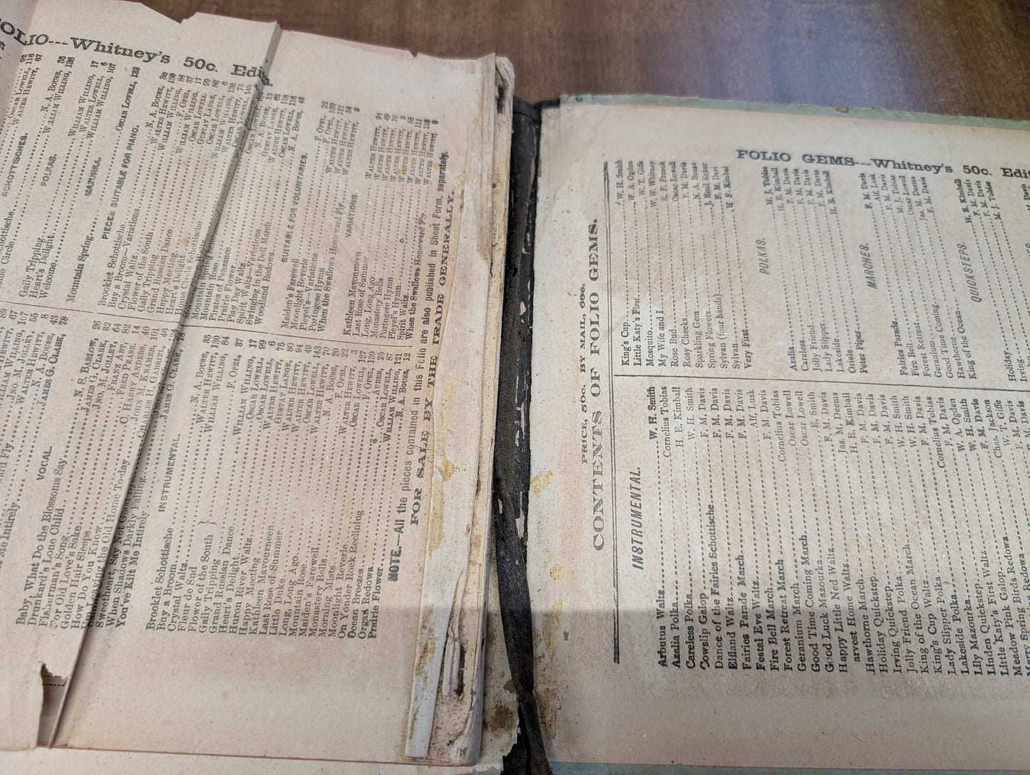 Whitney's complete instructor for The parlor organ WW Whitney 1878