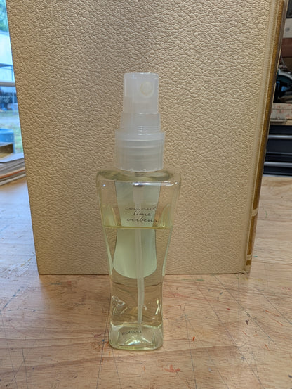 Bath & body coconut lime verbena body spray 3 oz