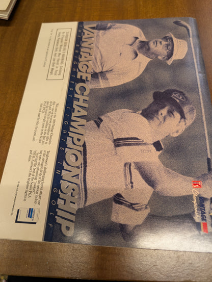 Vantage championship October 3-7 90 Tanglewood program vintage golf program