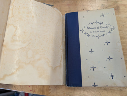 SIGNED moments of eternity poems by Betty w. Stoffel