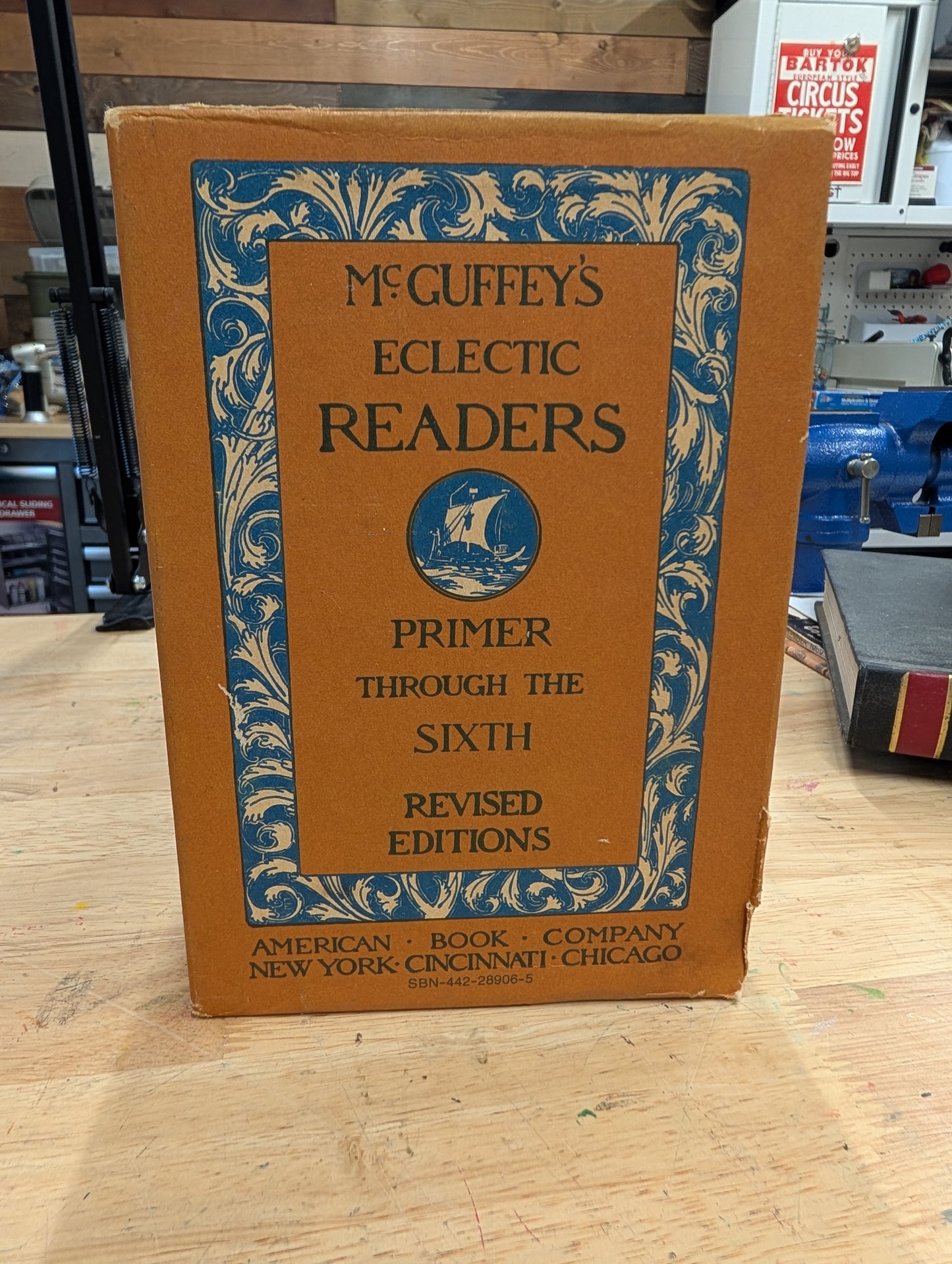 McGuffey's Eclectic Readers Primer through the Sixth, Revised editions 1920 antique readers antique textbooks box set