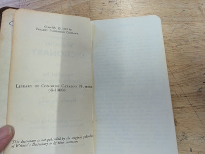 New compact Webster dictionary 1965