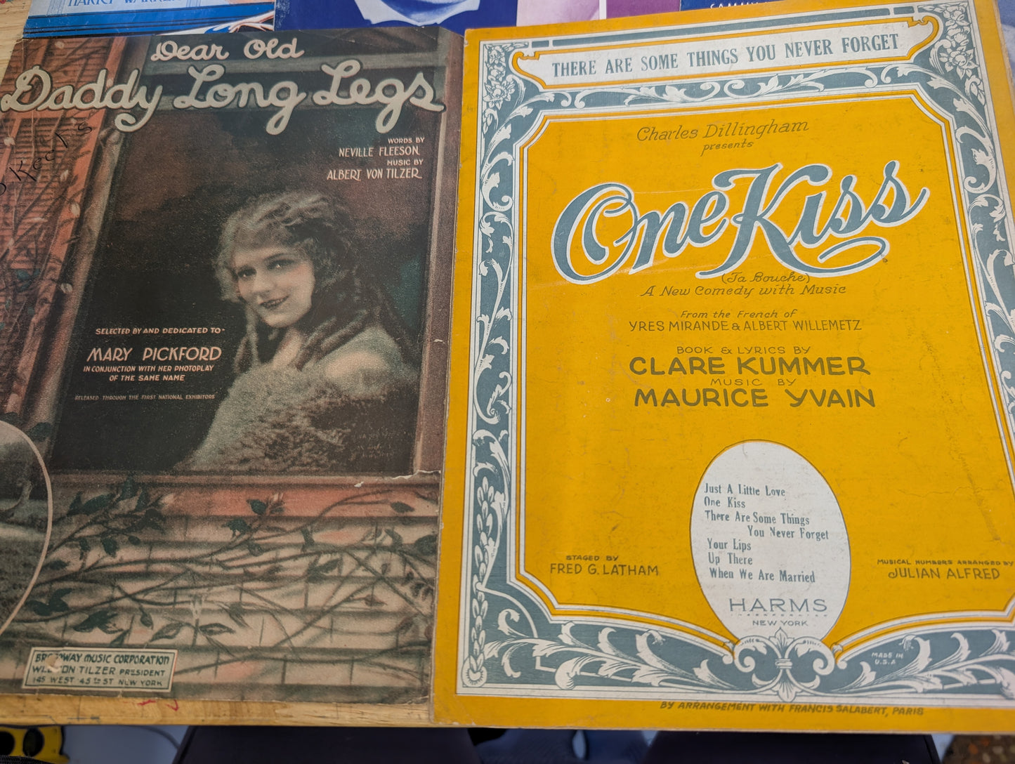 Lot of 10 antique vintage sheet music folios - different songs 1920s-1950s Lot 7