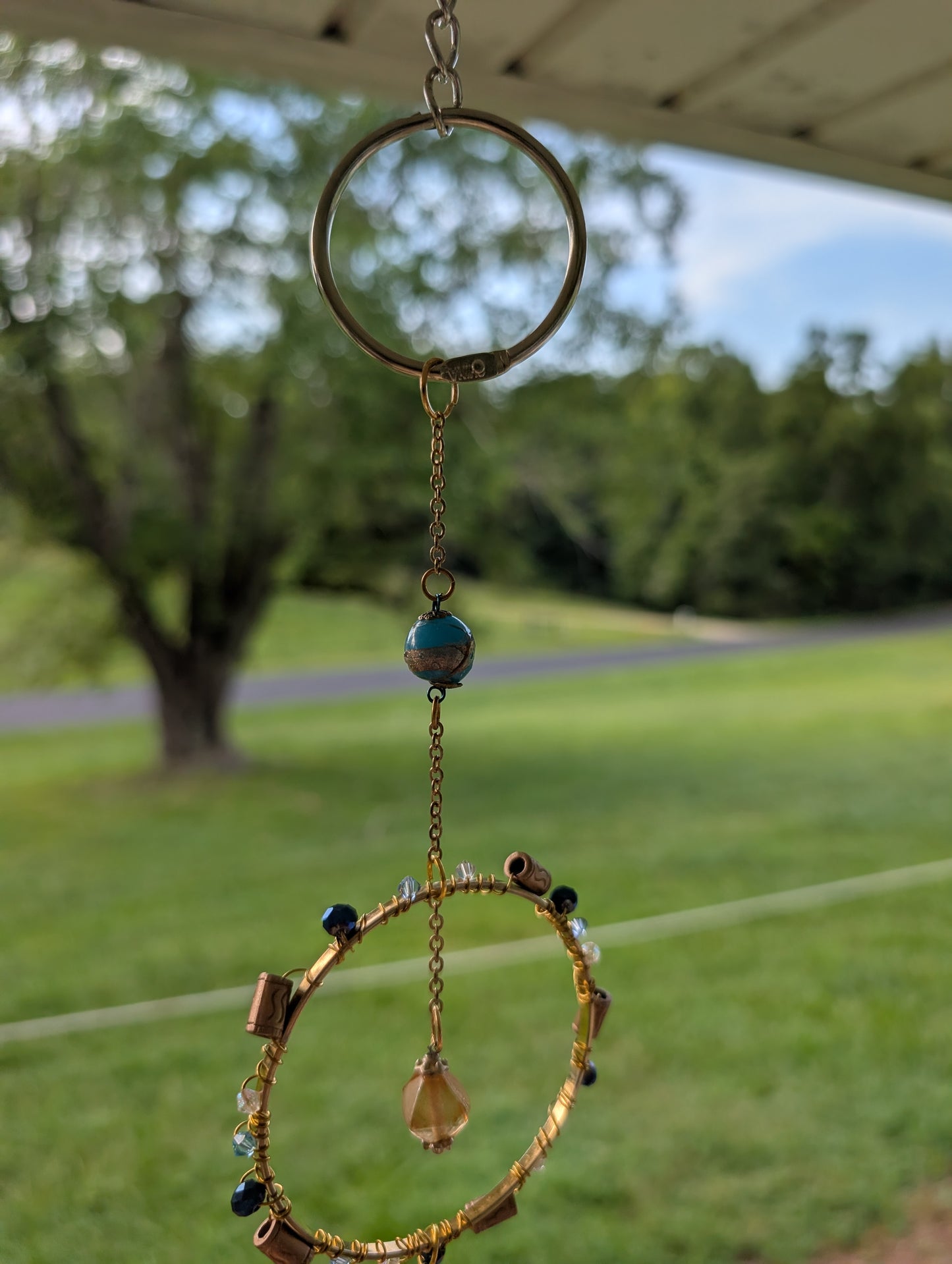 Blue & Brown Bangle Bracelet Suncatcher