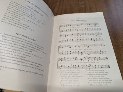 Rhode Island Independence Day 8th annual program for patriotic exercises in schools 1916