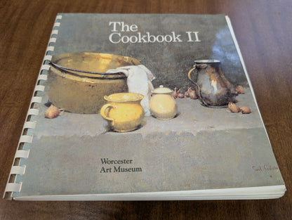 The cookbook II Worcester Art museum 1985 vintage collectible cookbook