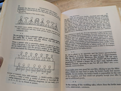 Everyday etiquette by Amy Vanderbilt answers to today's etiquette questions 1956 illustrations by Andy Warhol