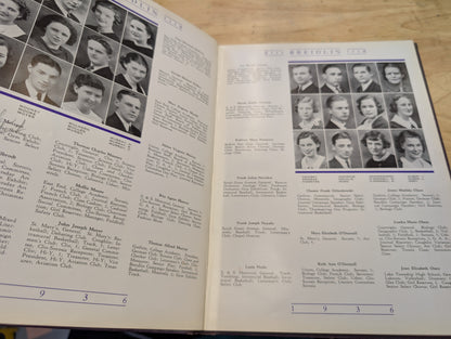 The Breidlin 1936 coughlin high School vintage yearbook Wilkes-Barre, PA