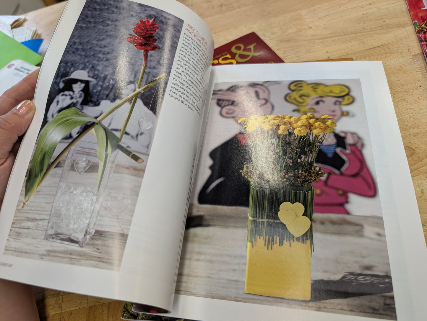 Lot of 5 flowers& magazine 2004 2007-2008