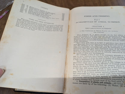 Feeds and feeding a handbook for the student and stockman by Frank b. Morrison 21st edition 50th anniversary 1948