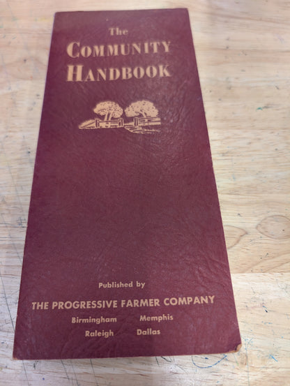 The community handbook published by the progressive farmer company 1948 third Edition