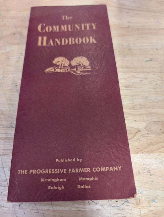 The community handbook published by the progressive farmer company 1948 third Edition