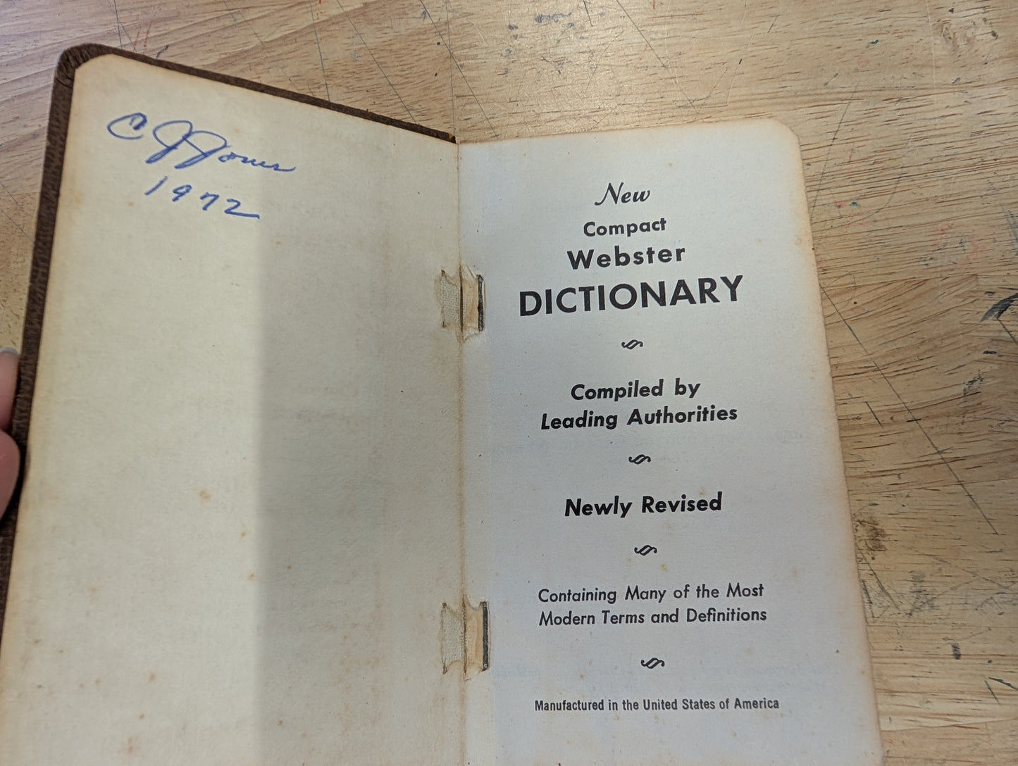 New compact Webster dictionary 1965