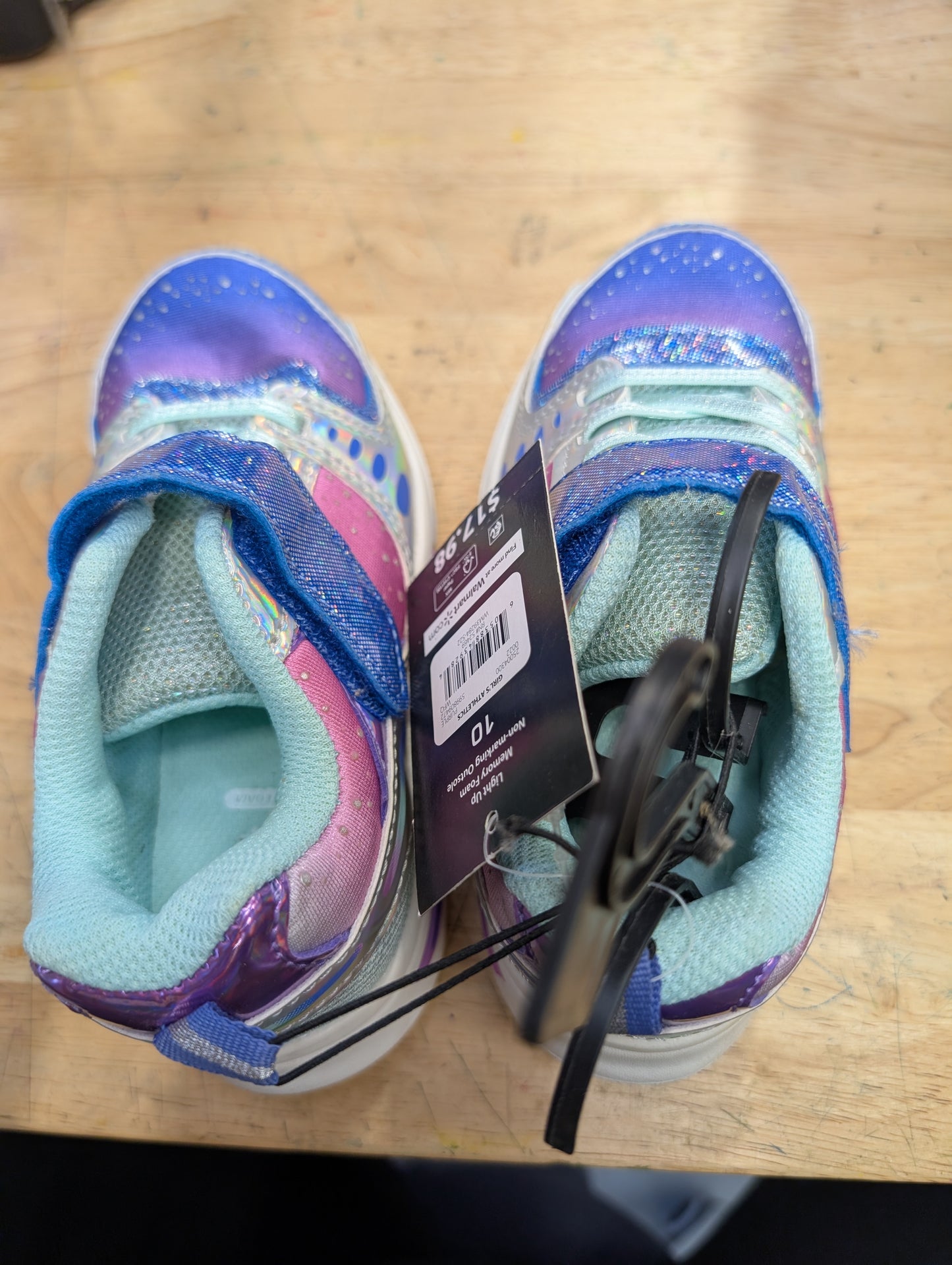 Athletic works kids sneakers size 10 light up