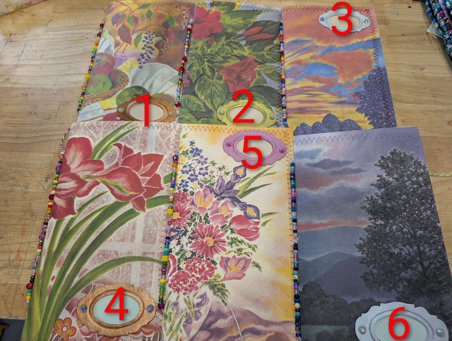 Gorgeous nature print journals. Choose your journal! Great gift!