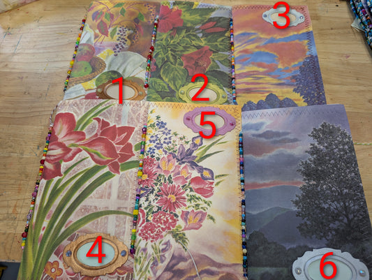 Gorgeous nature print journals. Choose your journal! Great gift!