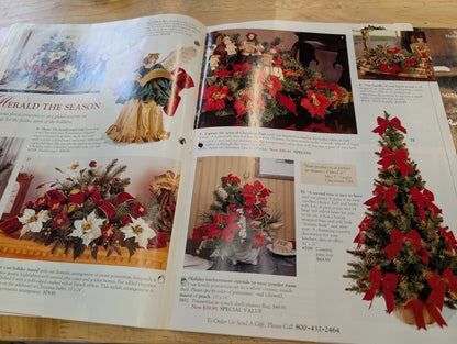 Two petals catalogs presented by Spiegel 1993-1994 special holiday editions