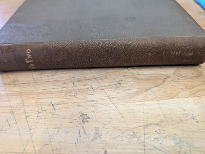 We two by Edna Lyall antique novel with embossed cover