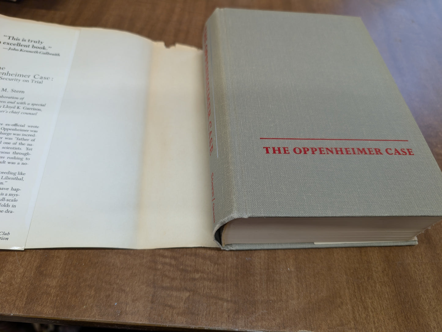 The Oppenheimer case: security on trial by Philip m. Stern 1969