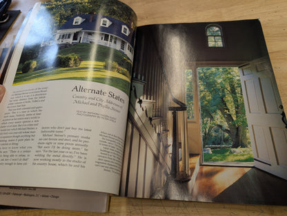 3 vintage architectural digest magazines, March, April, July 1986 lot 7