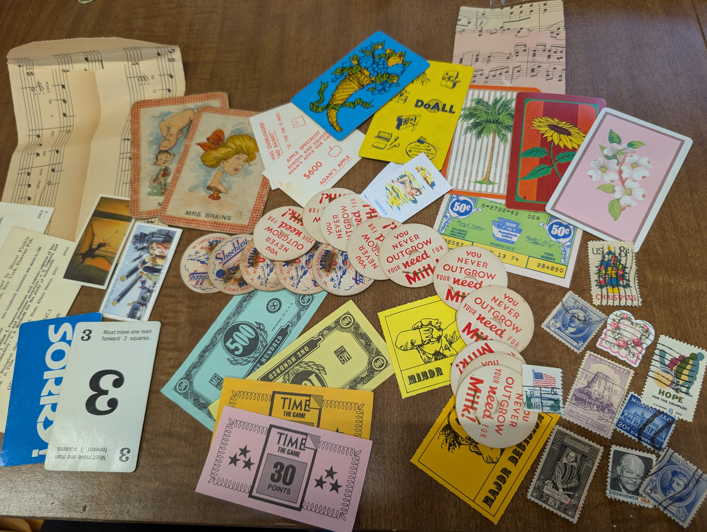 Small Vintage Ephemera pack 50+ Pieces