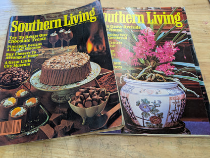 Two vintage Southern living magazines February and November 1981 lot 1