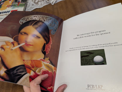 Vantage championship October 3-7 90 Tanglewood program vintage golf program