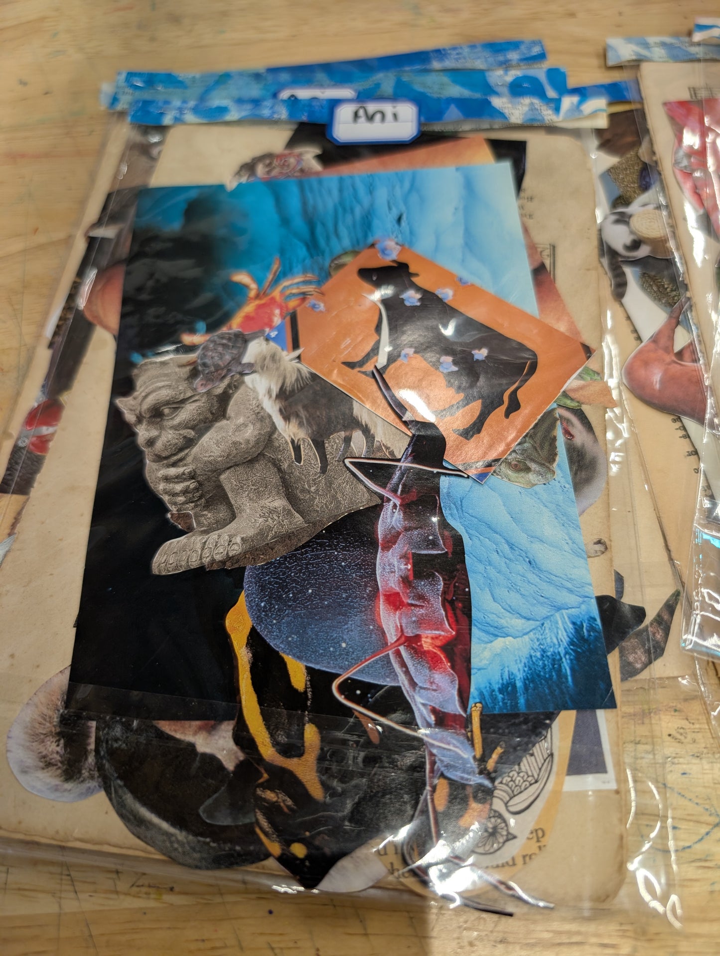 Fussy cuts galore! Animal Fussy Cuts for Collage, Mixed Media, Junk Journals FREE SHIPPING