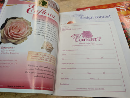 Lot of four flowers& magazine 2004 2005 2006