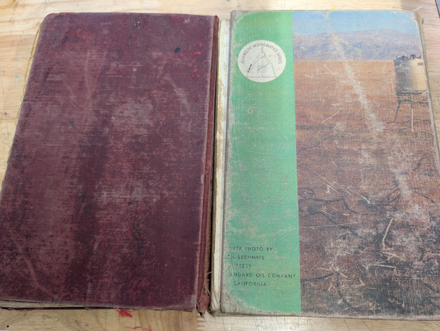 Lot of vintage grungy textbooks for junk journals, collage mixed media