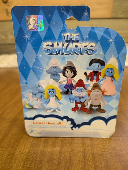 The Smurfs movie figures painter & smurfette new in box