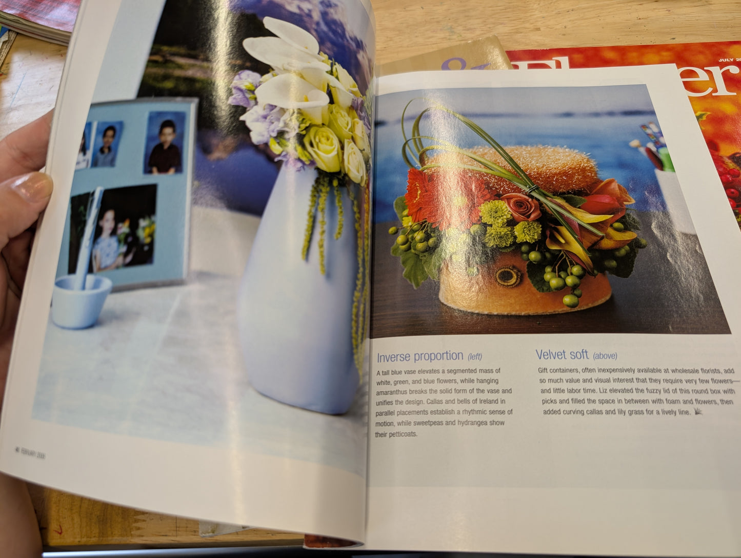 Lot of four flowers& magazine 2004 2005 2006