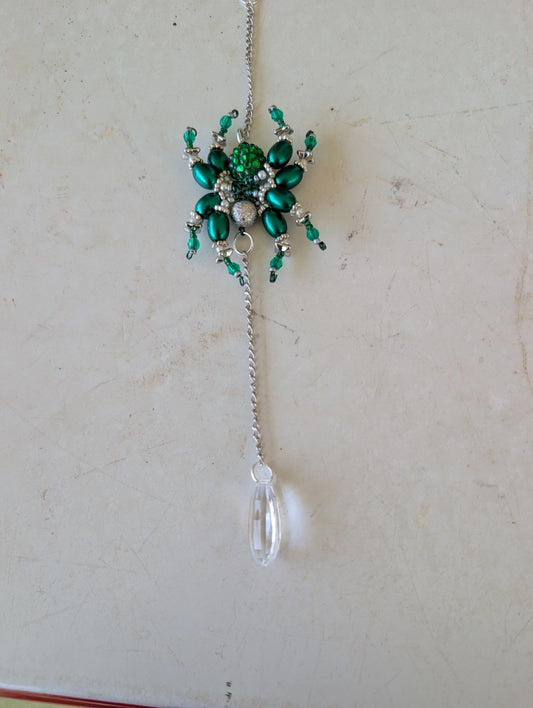 Jade - A Beaded spider