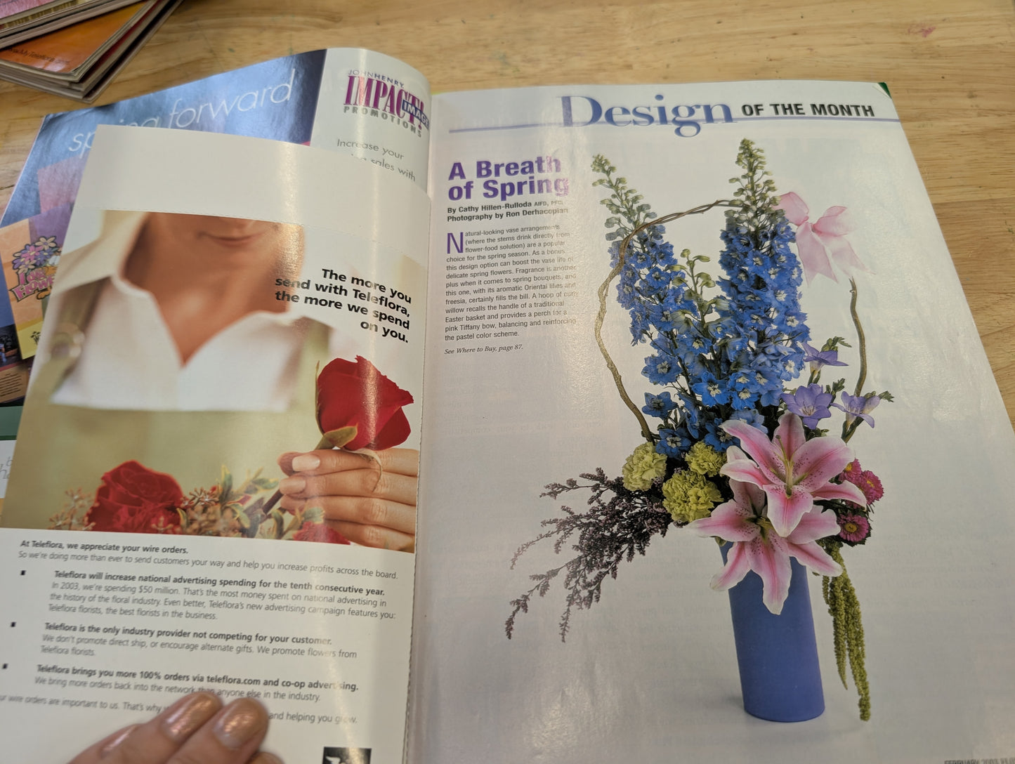 Lot of four flowers& magazine 2003. 2004, 2005
