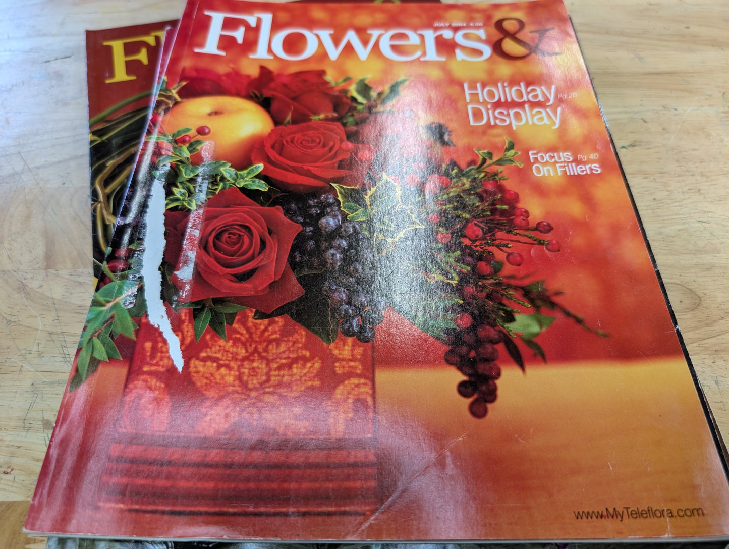 Lot of 5 flowers& magazine 2004 2007-2008