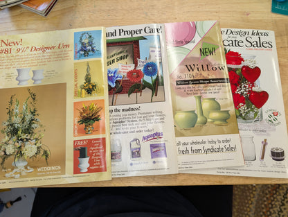 Lot of four flowers& magazine 2003. 2004, 2005