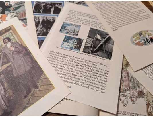 RD Image Page Packs for Collage, Ephemera Junk Journals
