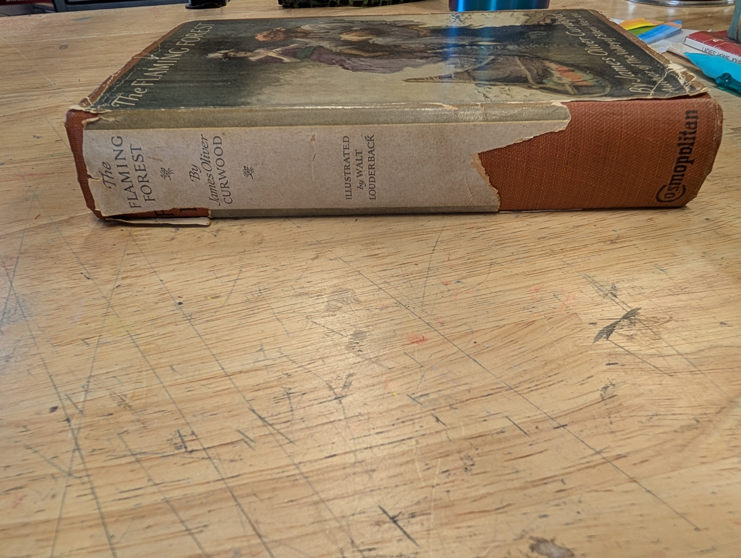 The flaming Forest by James Oliver curwood 1921 Three River country trilogy