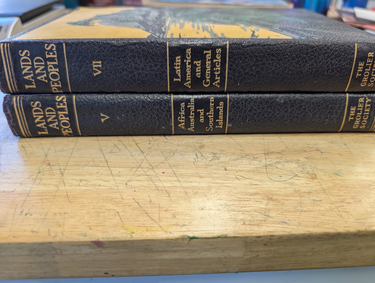 Lot of two lands in people's books 1951 volume V and VII
