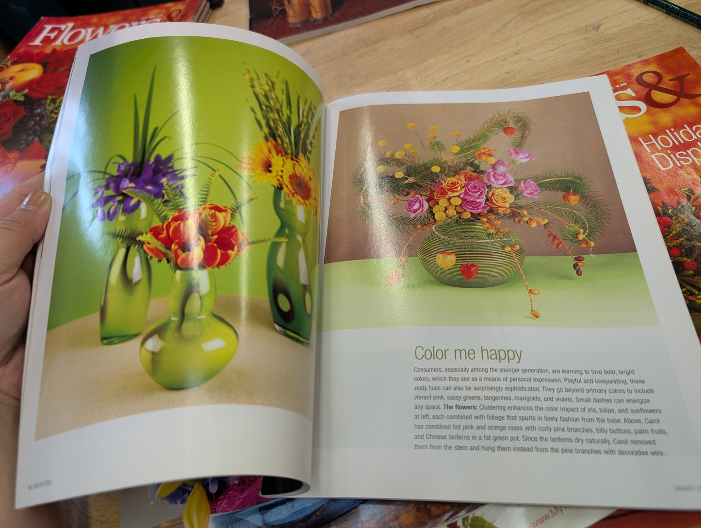 Lot of four flowers& magazine 2004 2005 2006