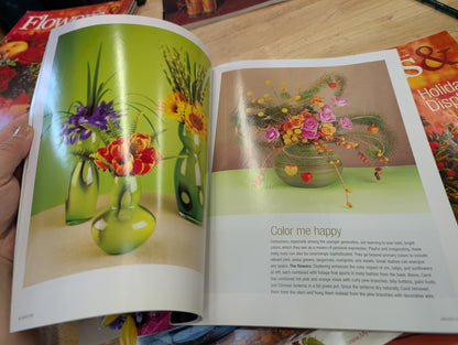 Lot of four flowers& magazine 2004 2005 2006