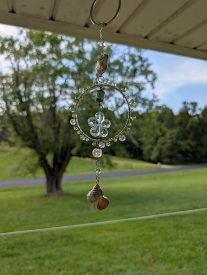 Soft Green Bangle Bracelet Suncatcher