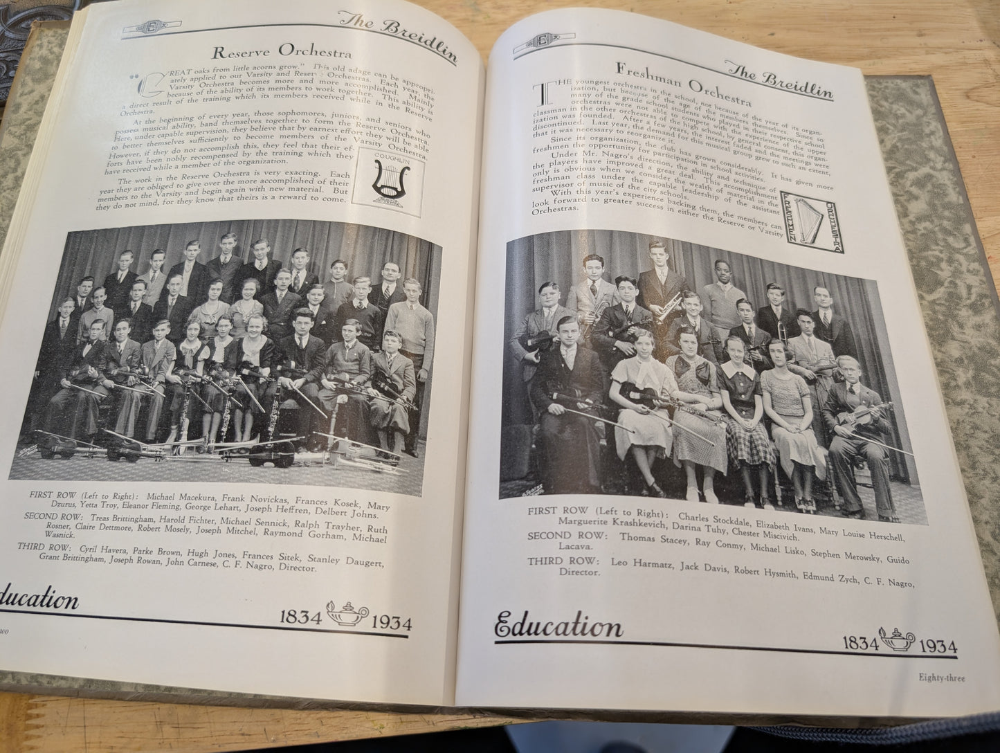The Breidlin 1934 coughlin high School vintage yearbook Wilkes-Barre, PA