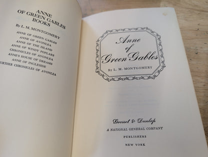 Anne of Green gables book 1972 edition Book 1 in Anne of Green gables series