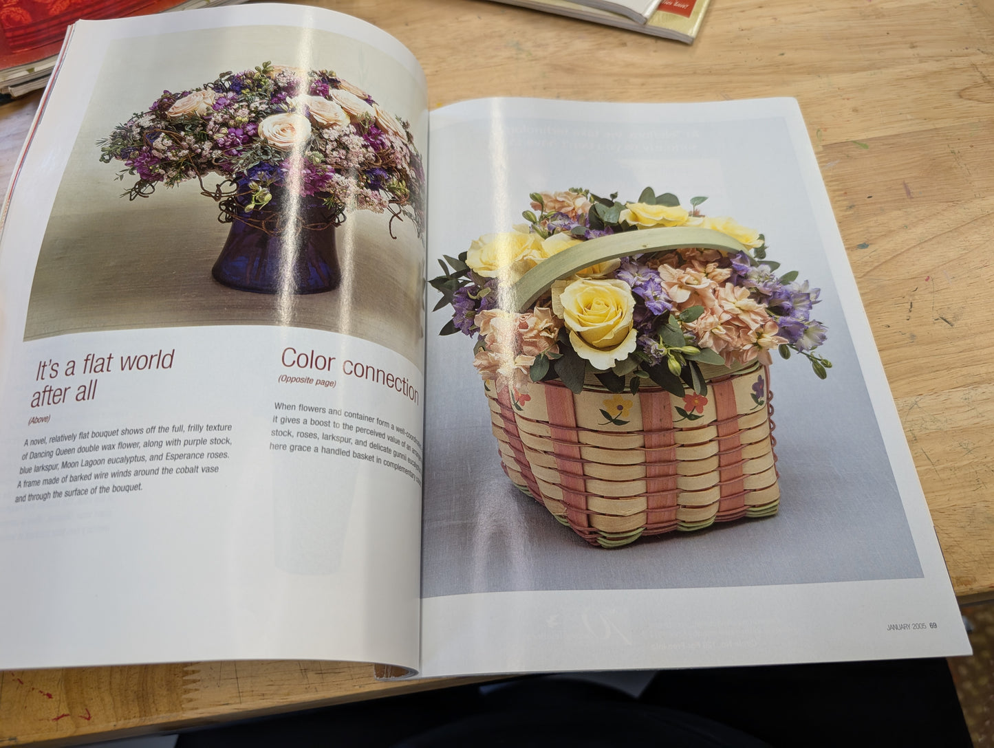 Lot of four flowers& magazine 2003. 2004, 2005